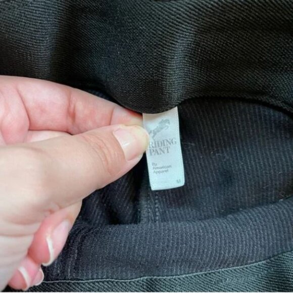 American Apparel Women's The Riding Pant in black size medium - Picture 4 of 5